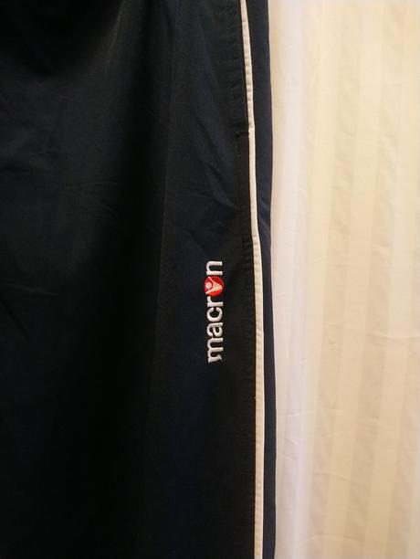 Dámske tmavo modré športové tepláky, macron, xl, xl