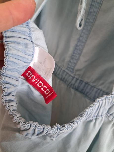 Šaty jeansové, h&m,xs