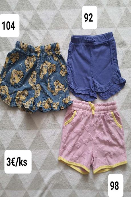 Kraťasy, pepco,92