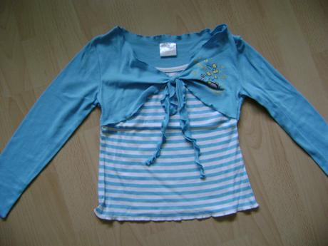 Krasny tyrkysovy topik s bolerkom, 116