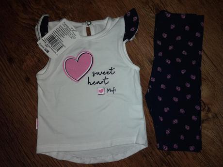 3/4 legíny + tričko - dopredaj, 68 / 74 / 86