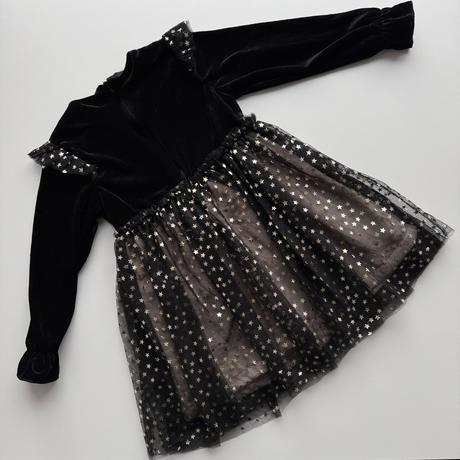 Dievčenské hrubo zateplené šaty, 104 / 128