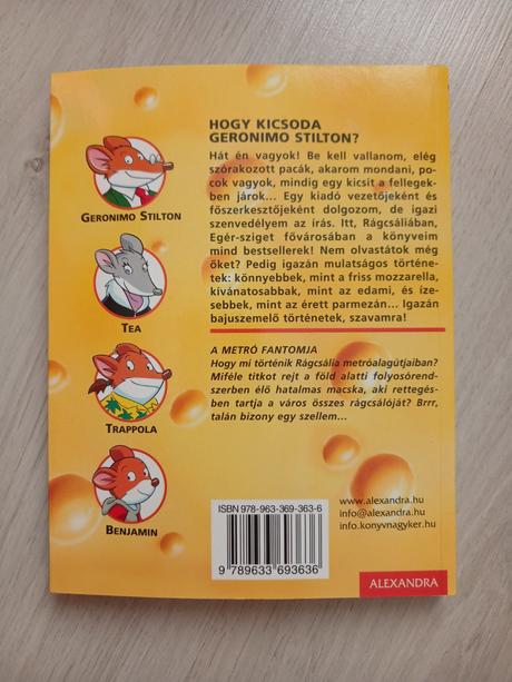 Geronimo stilton a metró fantomja,