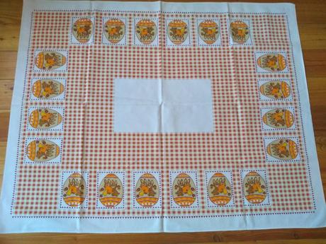 Retro veľkonočný obrus 139x110 - 25eur, 