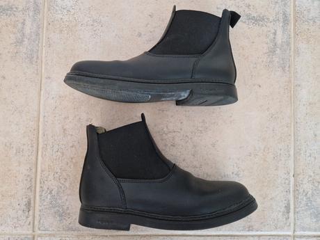 Cizmy jazdecke fouganza 35 cierne na kone, decathlon,35