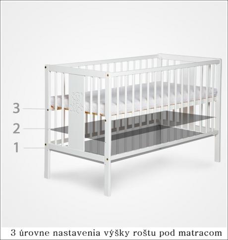 Postieľka radek vi so zásuvkou, šírka (cm): 60,dĺžka (cm): 120