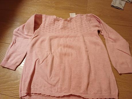 Krásny ružový tenký svetrík vraj 18-24m, baby,92