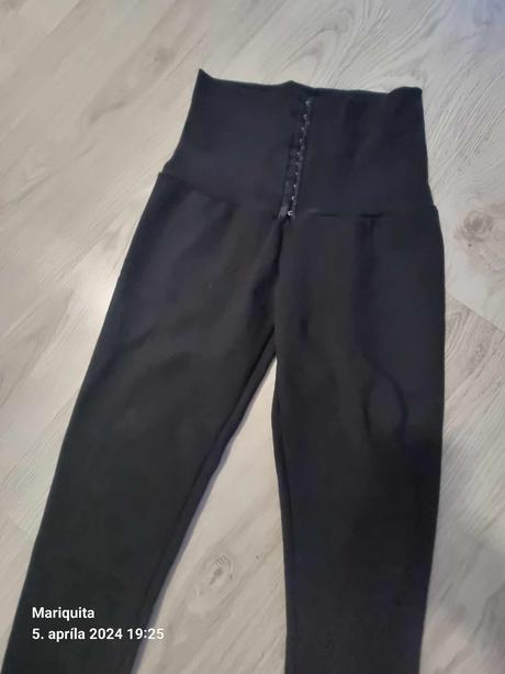 Leginove nohavice vysoky pas, m