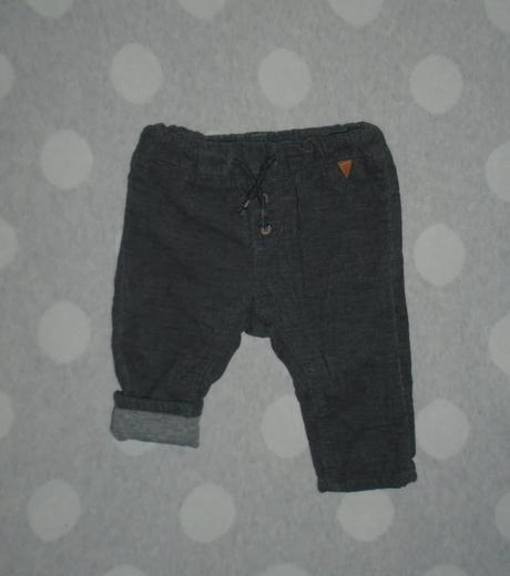 Podšité nohavice na 4 až 6 mesiacov, h&m,68
