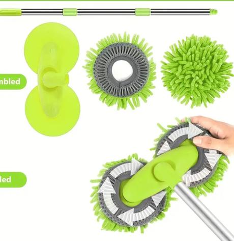 Dvojitý mop na umývanie auta, 