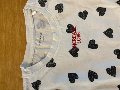 Srdieckove tričko na štýl crop top, reserved,158