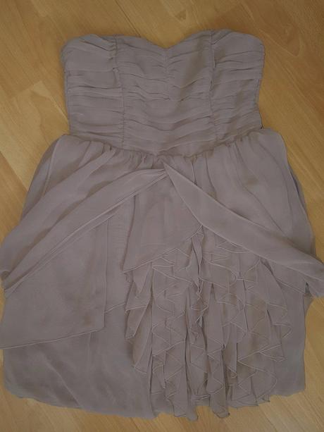 Bezove spolocenske saty, h&m,38