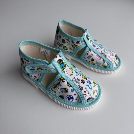 Chlapčenské papuče wanda vzor earth, 23