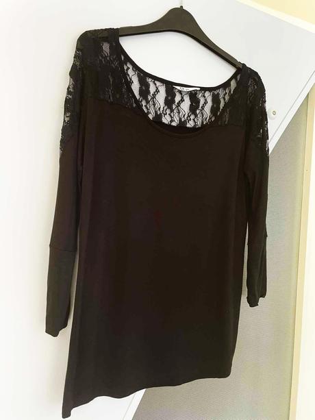 Tričko s krajkou, l