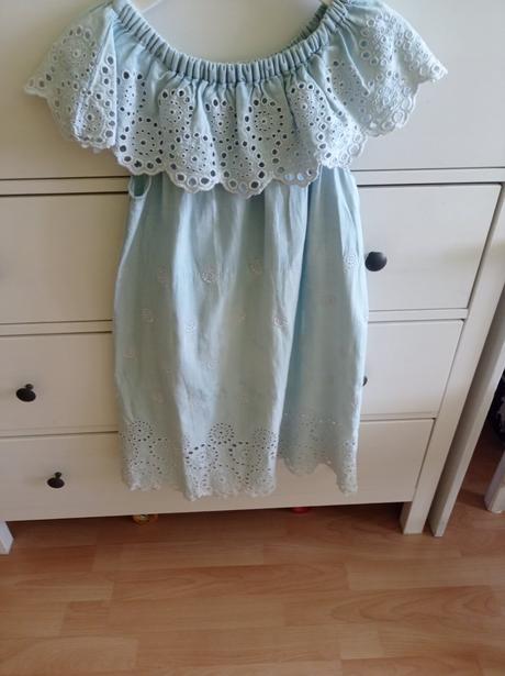 Riflové šaty, zara,140