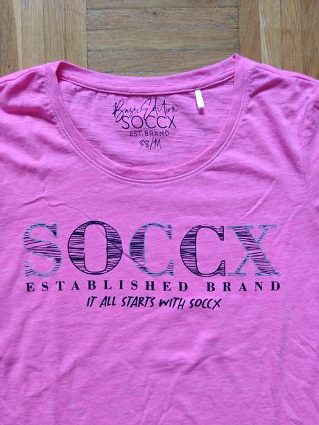 Soccx neonovo ruzove keasne tričko m, soccx,m