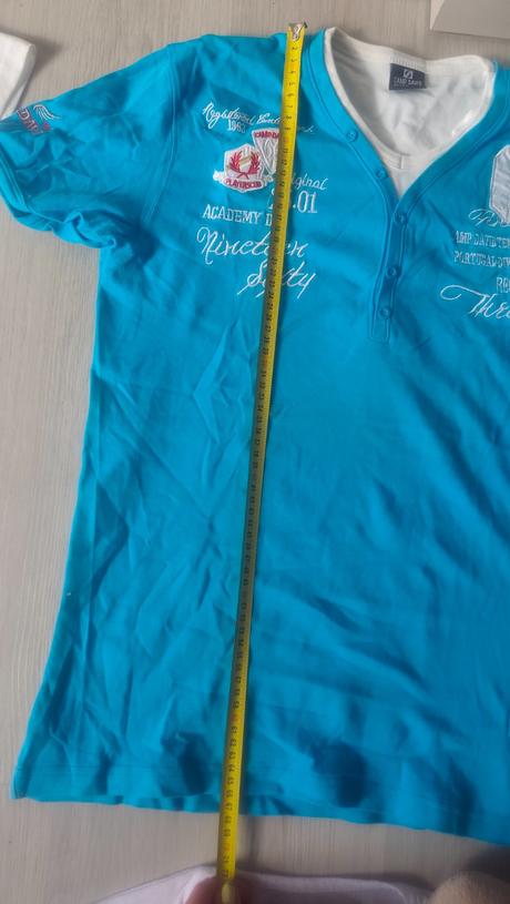 Takmer nové zn. bavlnené tričká-polokošele, v.xl, xl
