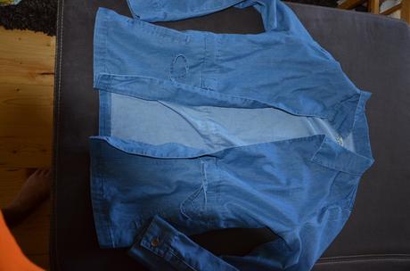 Dámske rifľové sako, m