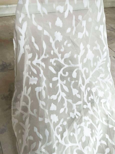 Jemná šatka na krk, xl