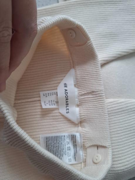 Dvojdielna súprava z rebrovaného bavlneného úpletu, h&m,92