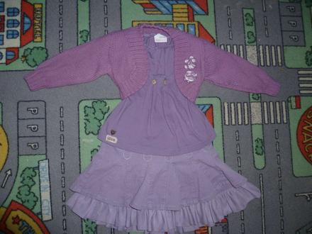 Suknička s tričkom a s bolerkom, next,80