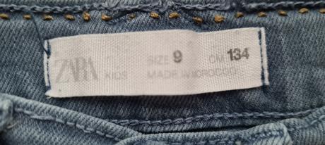 Šedé rifľové kraťase pre chlapca, zara,134