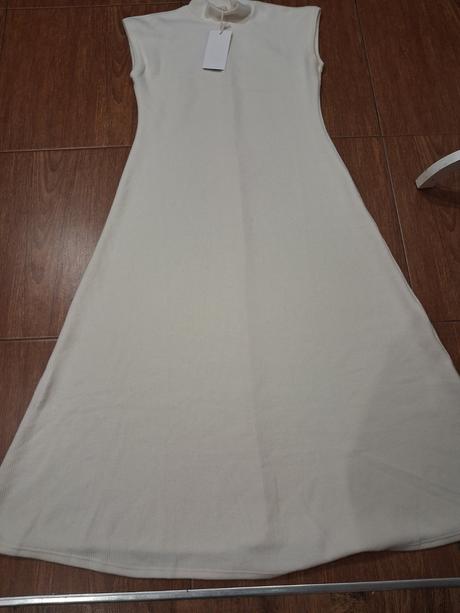 Pletene maxi šaty, zara,l