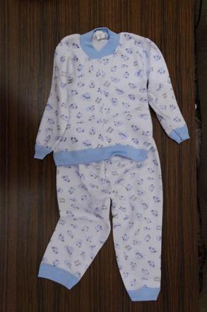Teplé pyžamko s kačičkami, 80