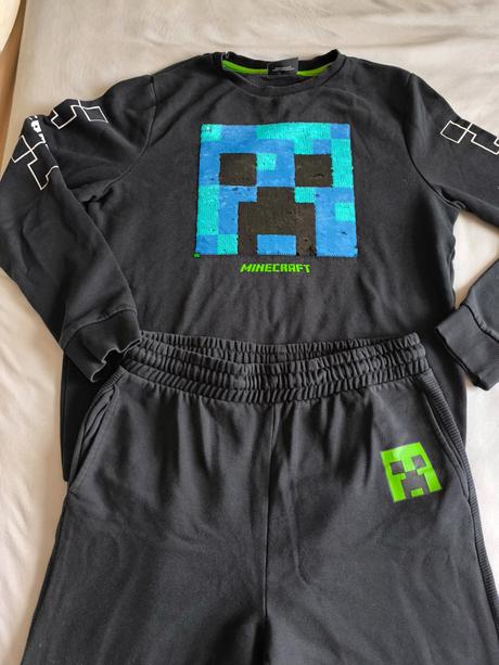 Tepláková súprava minecraft s flitrami, 170