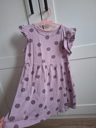 Bavlnená saty, h&m,116