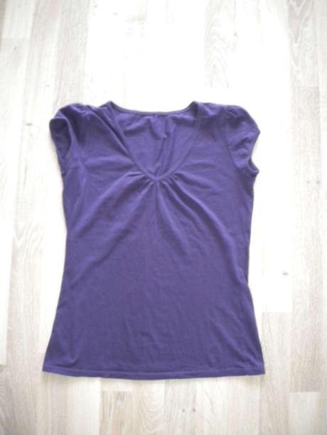 Fialové tričko m - top stav, m