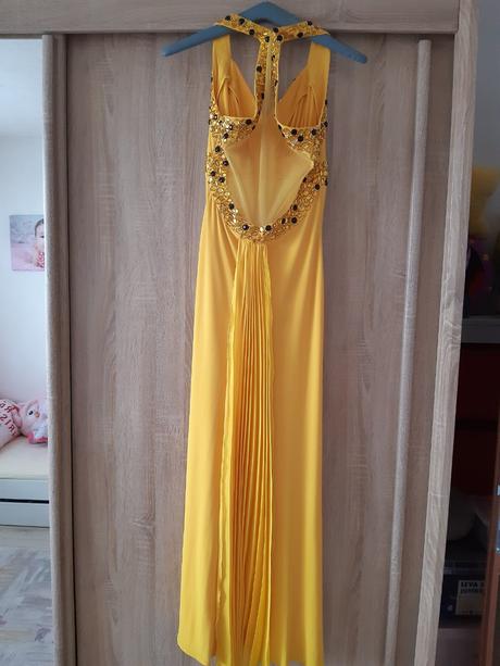 Spoločenske šaty žlte, m