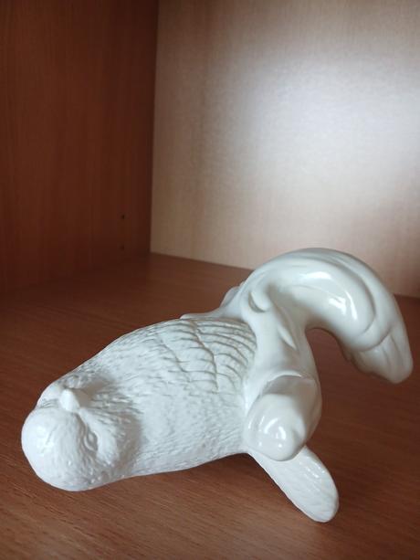 Keramický vtáčik na konári 14 cm,