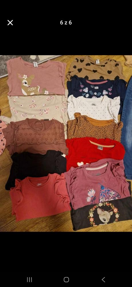 Balík  pre dievčatko č. 110, 104–116