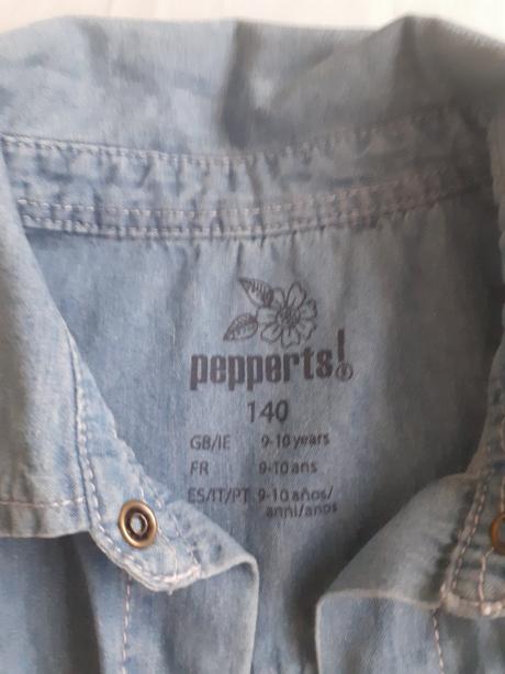 Riflové košeľové šatky, pepe jeans,140