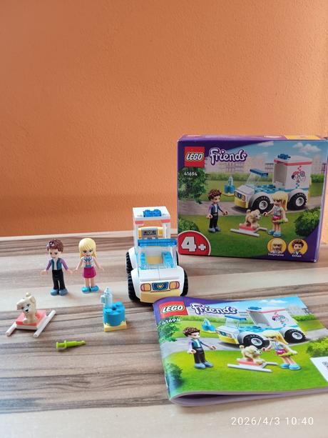 Lego friends 41694 veterinárna sanitka, 
