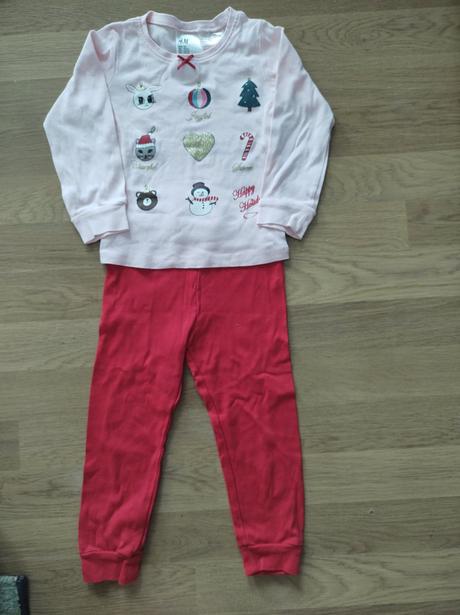 Vianočné pyžamo, h&m,92