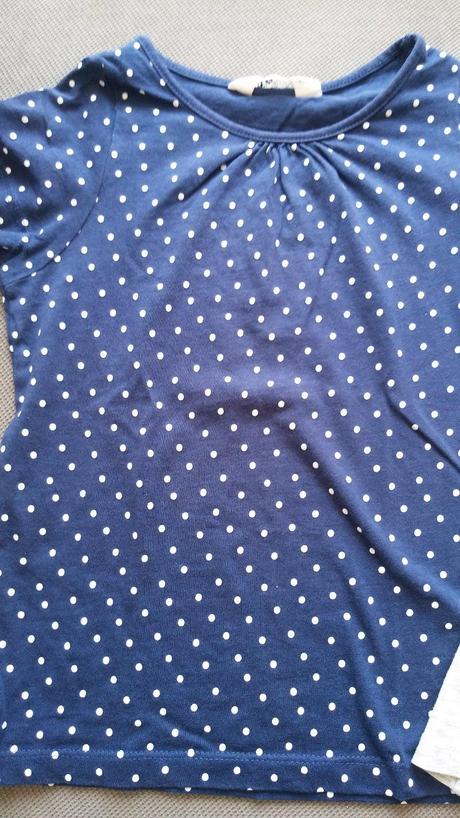 2x tričko, h&m,116