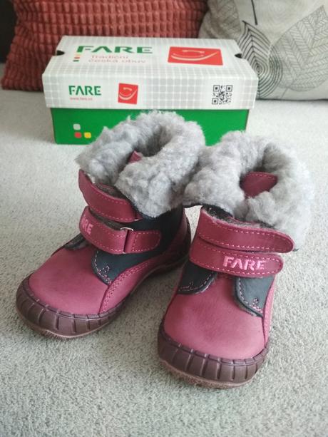 Zimné kožené topánočky, fare,20