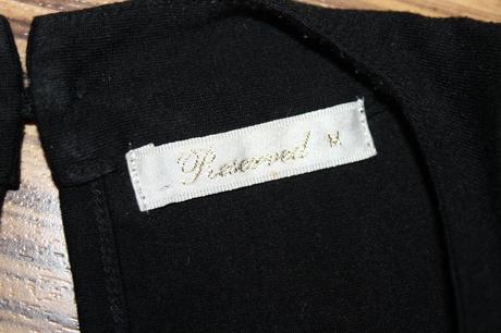 Čierny  top reserved v. m, reserved,m