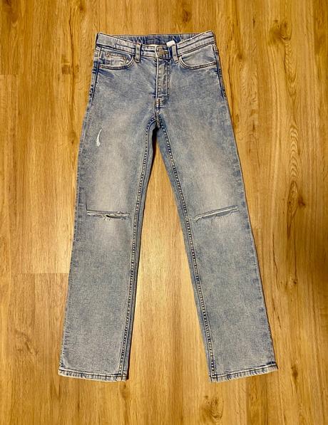 Moderní dívčí rifle, h&m,146