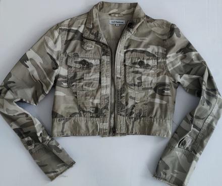 Maskáčová krátka bunda.xs/s, xs