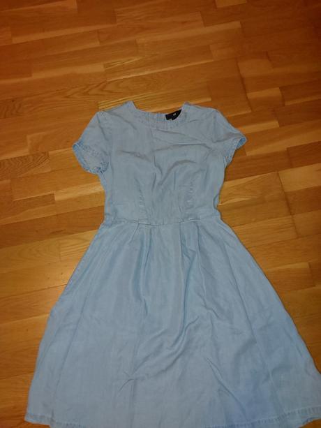 Šatyv imitácii rifľoviny, h&m,36