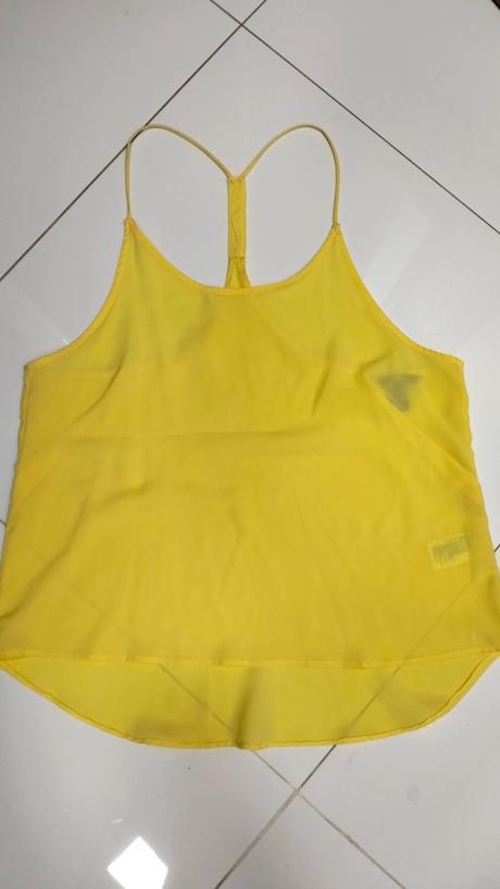Zlte tielko, h&m,42