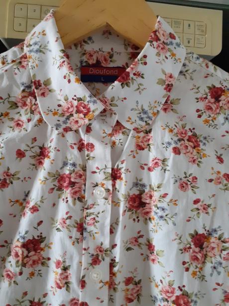 Kvietkovaná košeľa, s