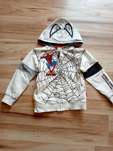 Mikina + tričko spiderman, marvel,128