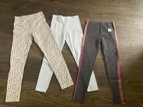 3ks vyteplené legíny h&m, h&m,140