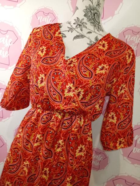 Vzorované maxi šaty, m