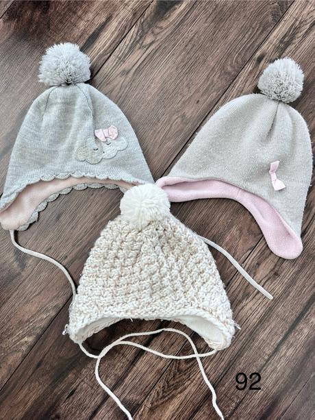 Zimné čiapočky, h&m,92