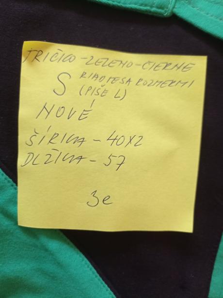 Sportove tricko s, s